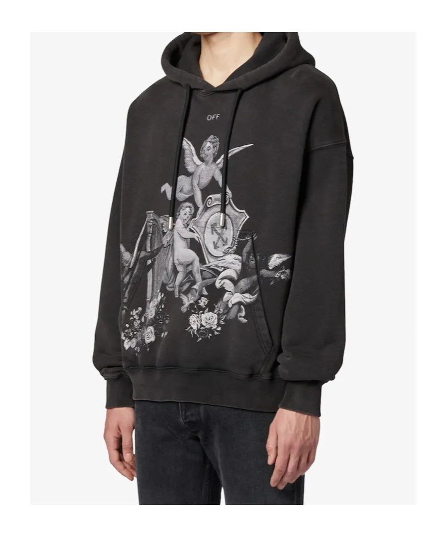 Skate Vintage Drawstring Hoodie