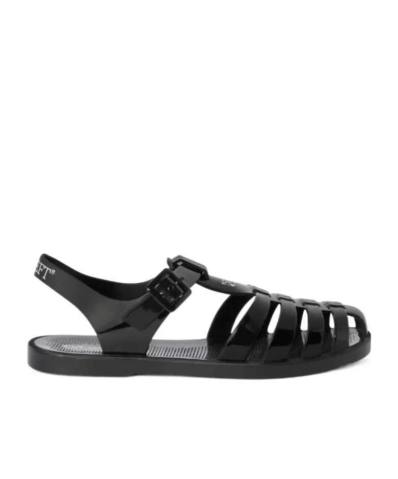 Arrow Buckle Detailed Sandals