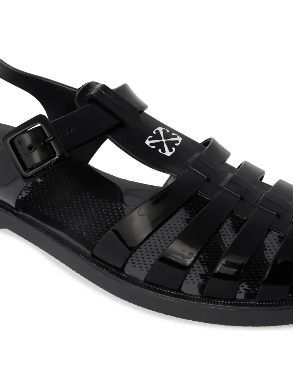Arrow Buckle Detailed Sandals