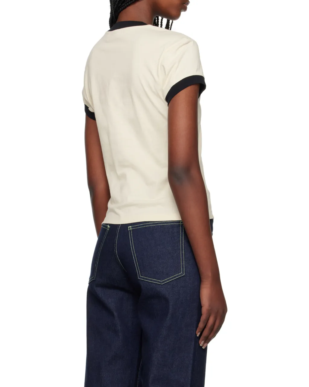 Script Fitted Crewneck T-Shirt