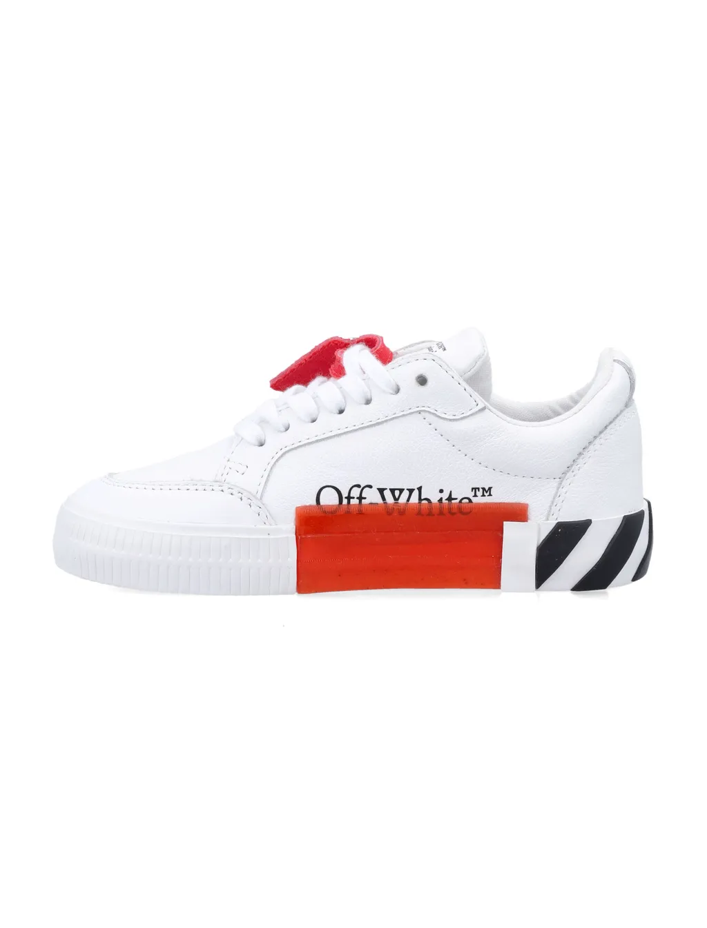 Vulcanized Leather Low-Top Sneakers