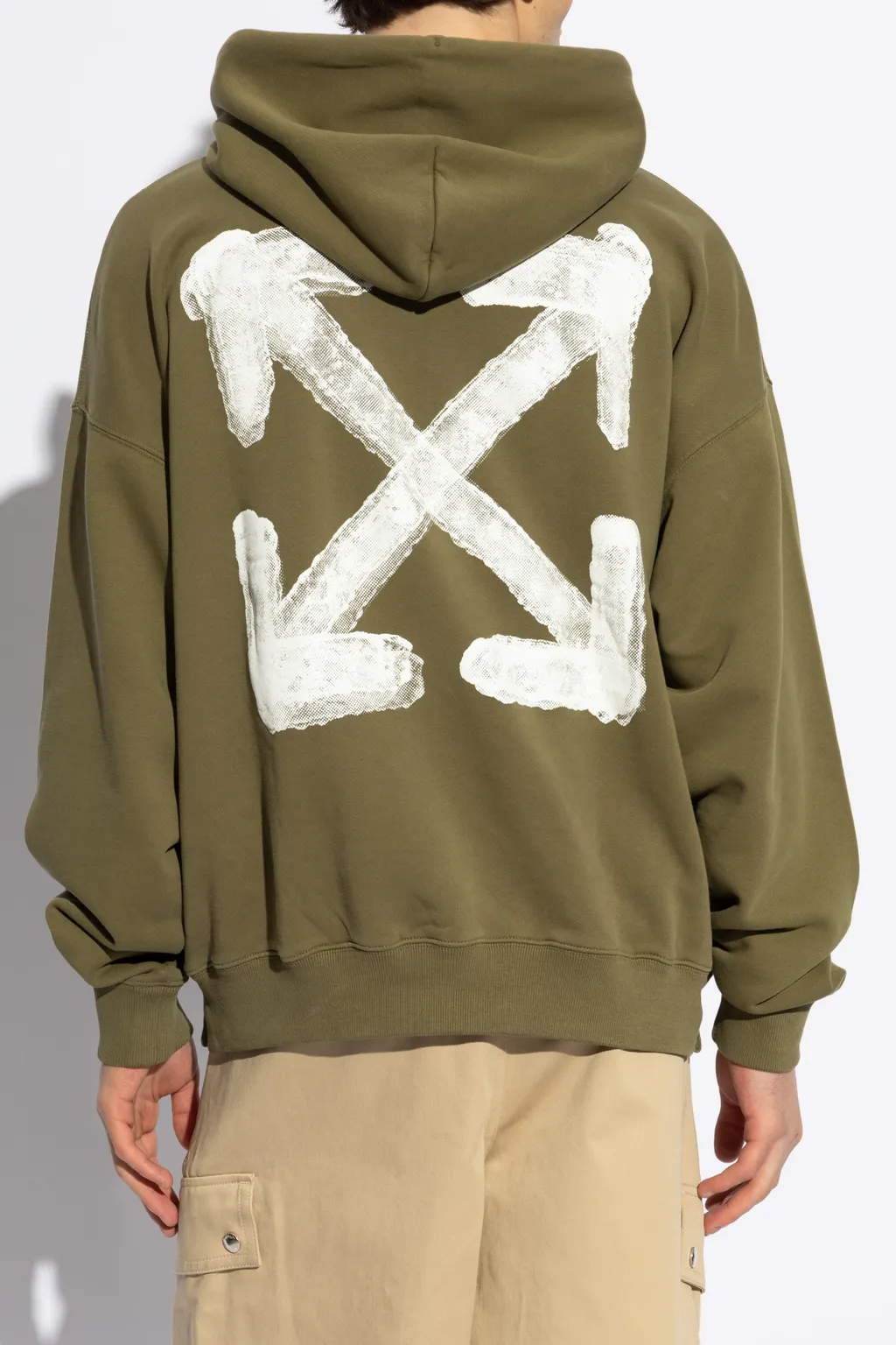 Logo Printed Drawstring Hoodie