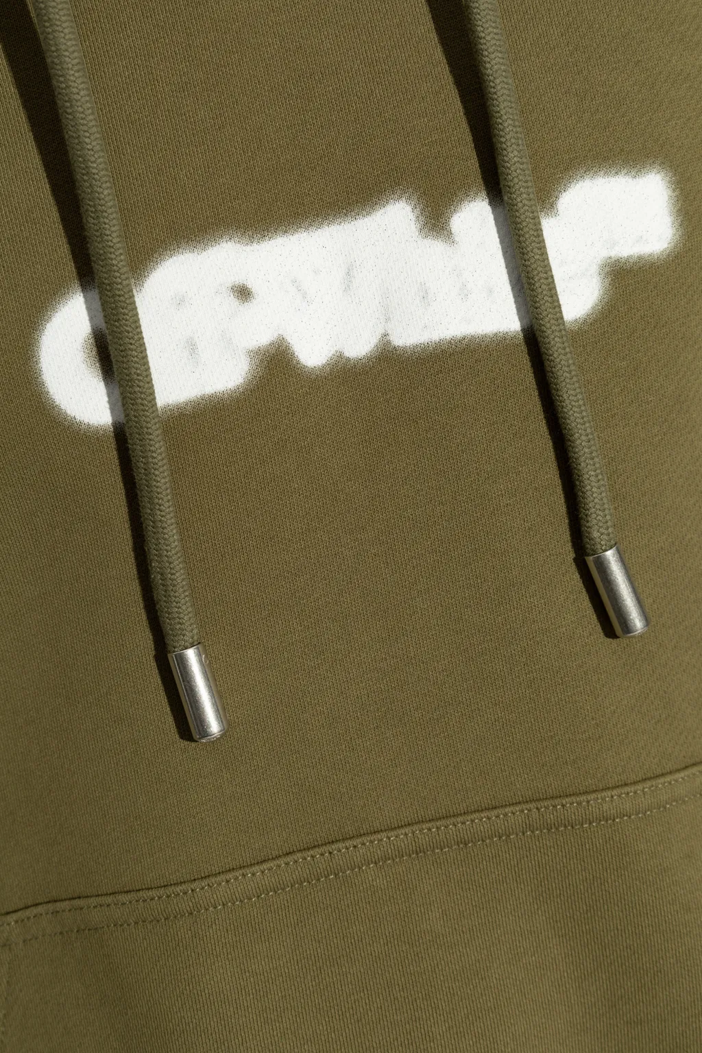 Logo Printed Drawstring Hoodie