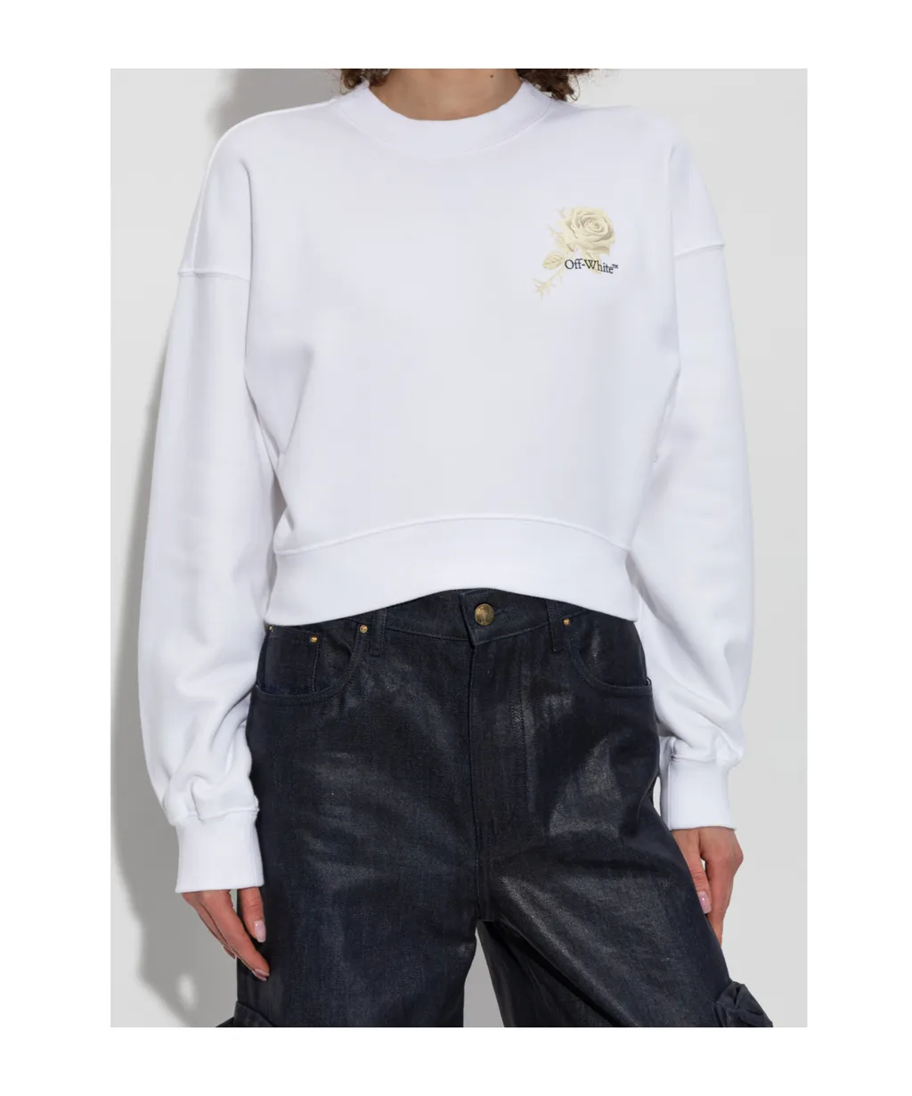 Logo Printed Crewneck Sweatshirt