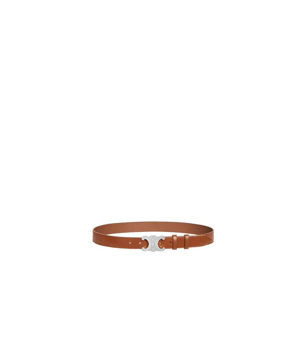 Large Triomphe Belt In Vintage Calfskin