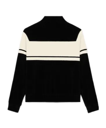 Tracksuit Jacket In Velvet Jersey