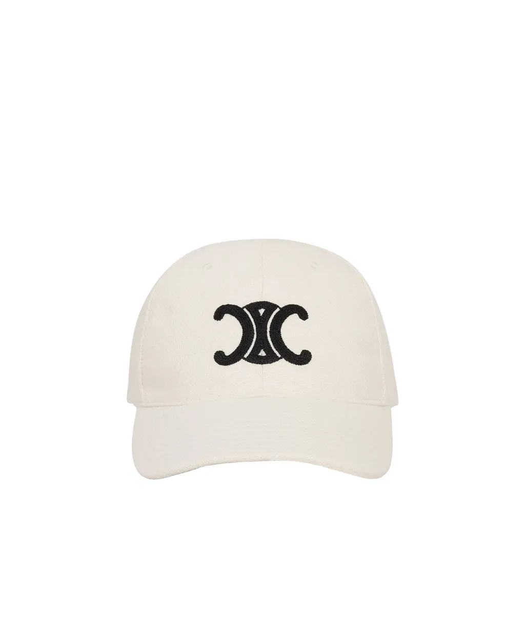 Triomphe Baseball Cap In Wool