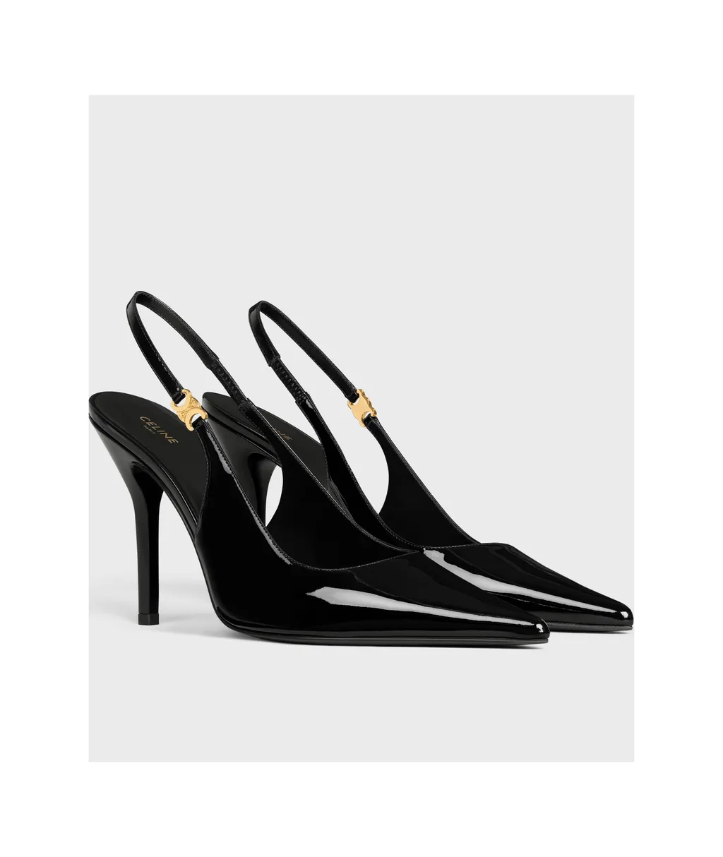 Judy Triomphe Stiletto Pump In Patent Calfskin