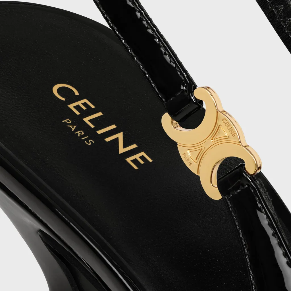 Judy Triomphe Stiletto Pump In Patent Calfskin