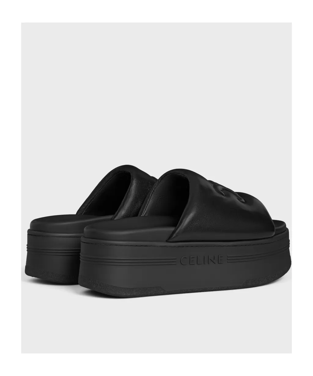 Block Slide With Triomphe In Lambskin