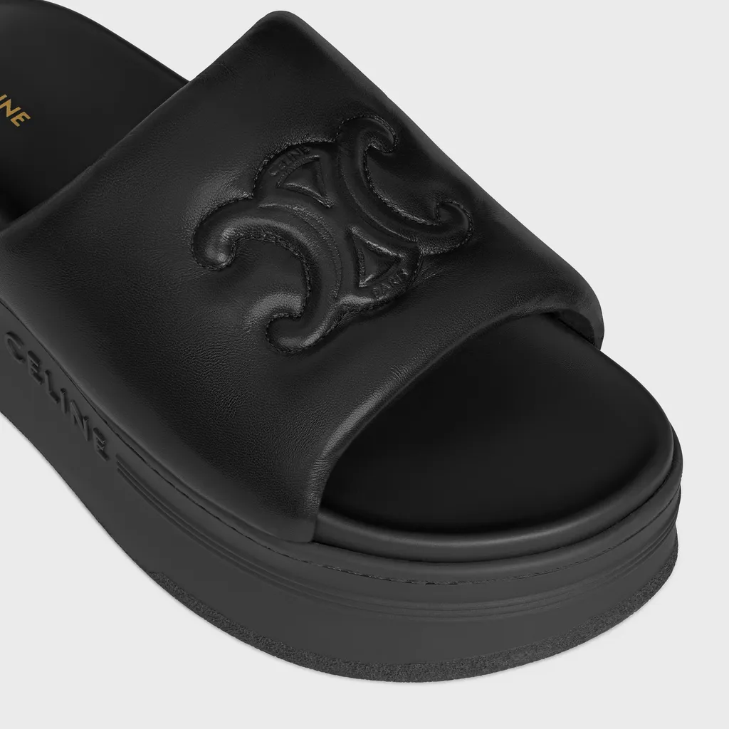 Block Slide With Triomphe In Lambskin