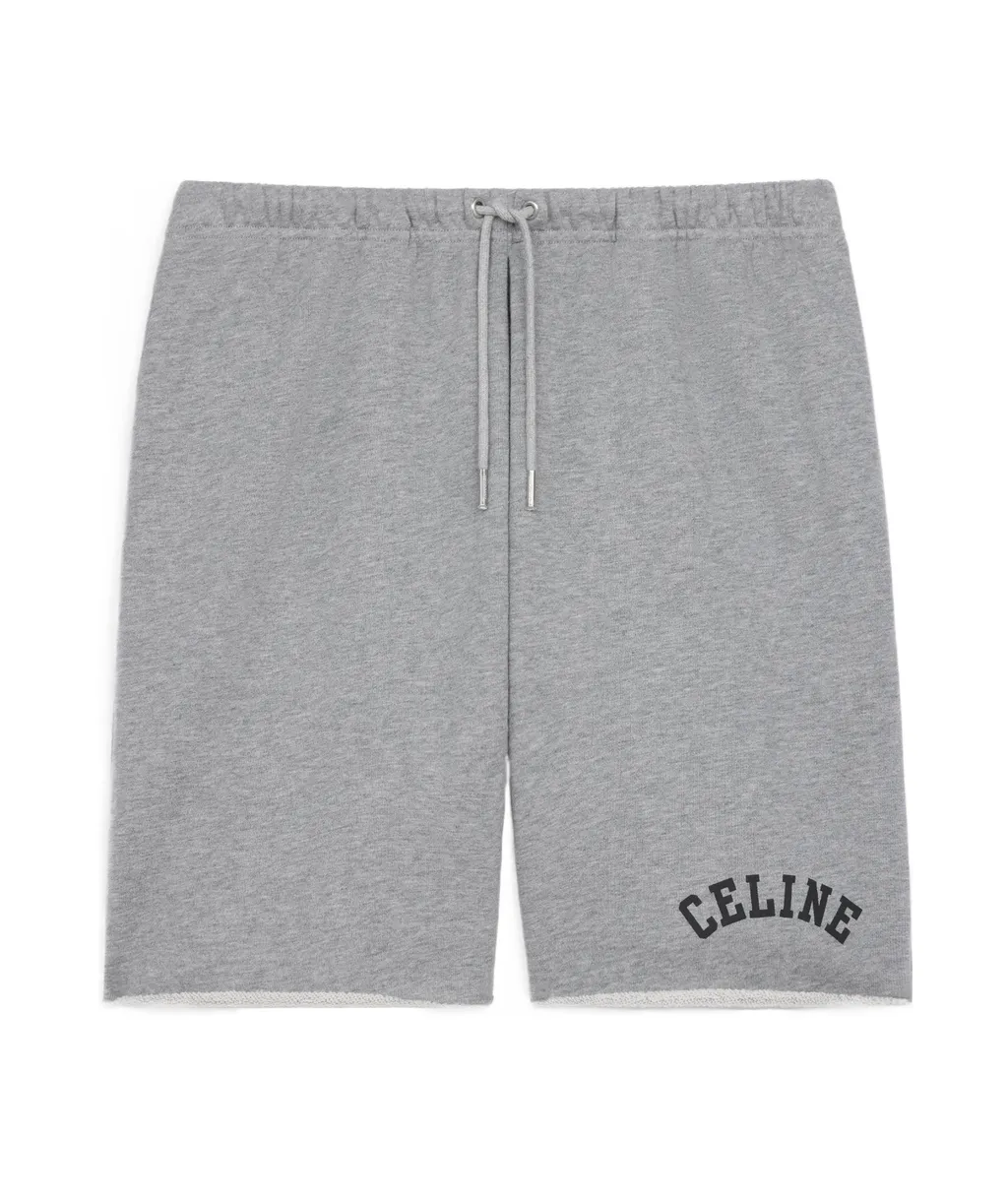 Blason Tracksuit Shorts In Cotton Fleece