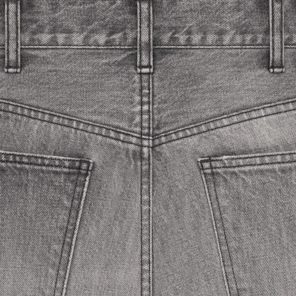 Wesley Jeans In Grey Valley Wash Denim