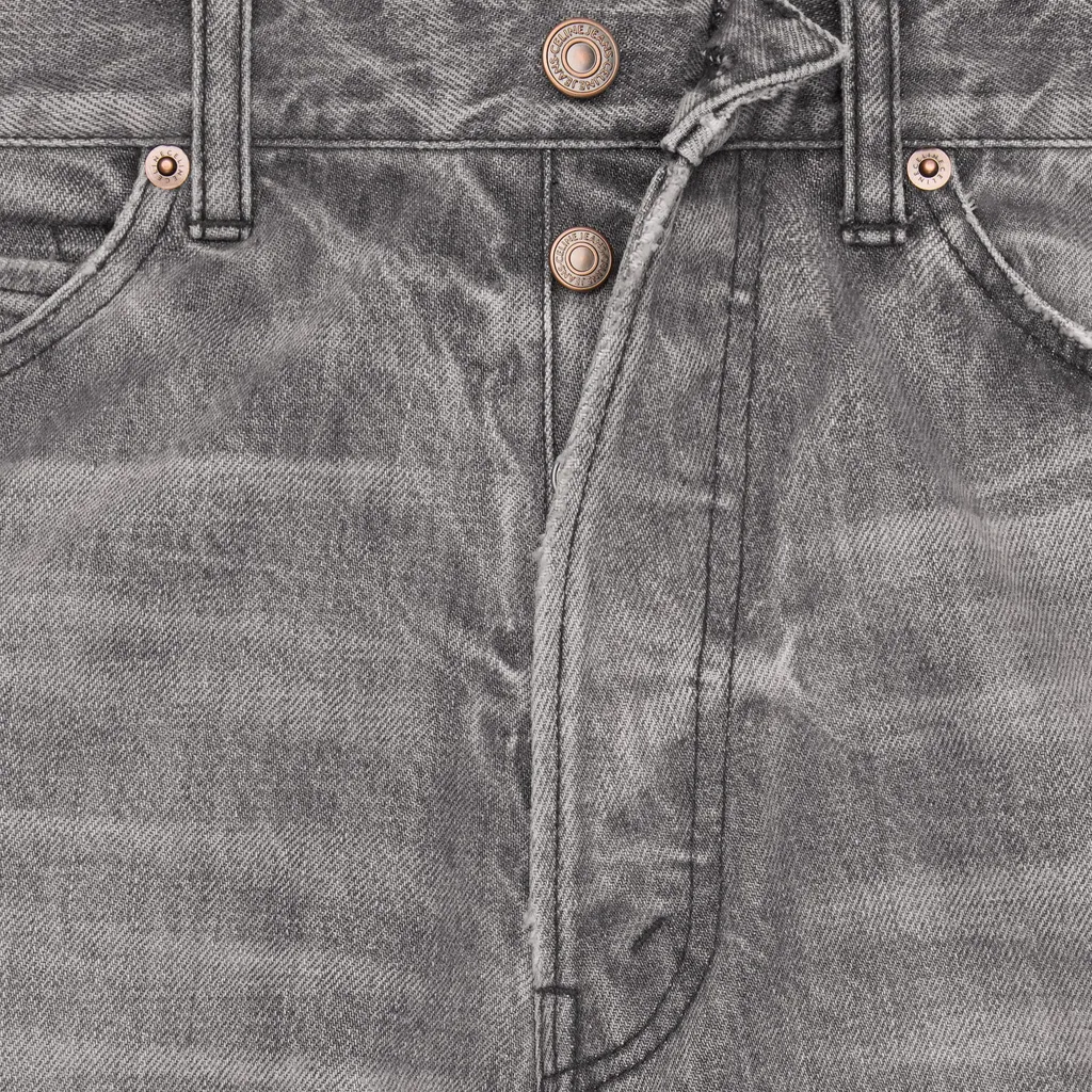 Wesley Jeans In Grey Valley Wash Denim