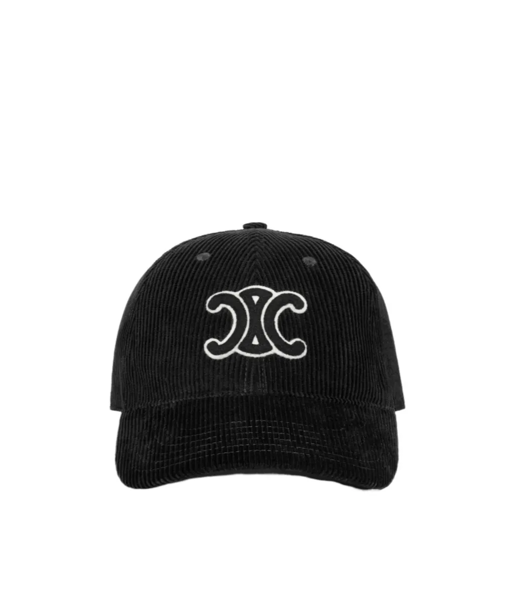 Triomphe Baseball Cap In Corduroy