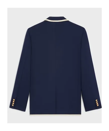 Blason Classic Jacket In Diagonal Wool