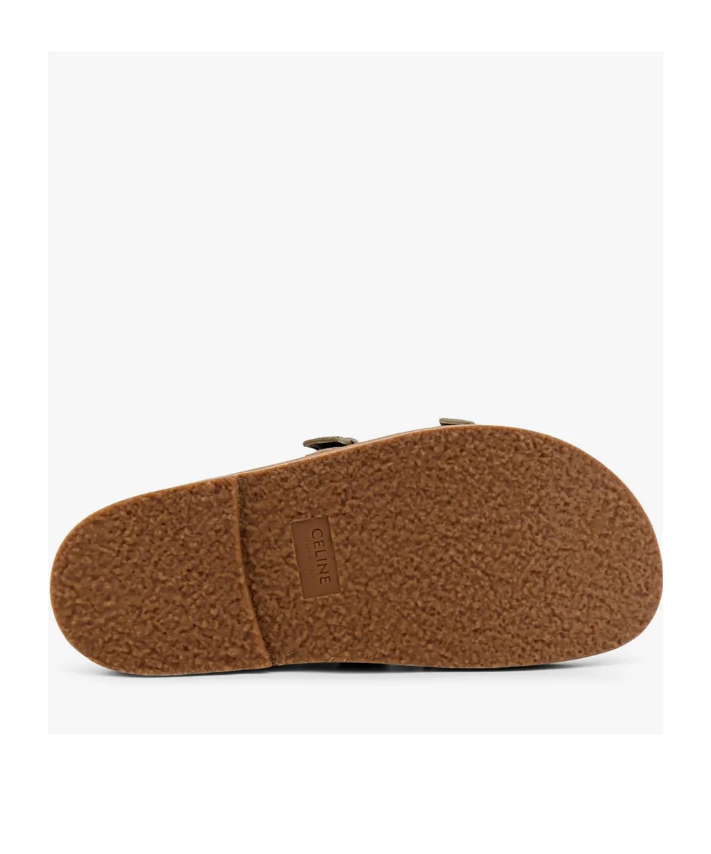 Tippi Triomphe Sandal In Suede Calfskin