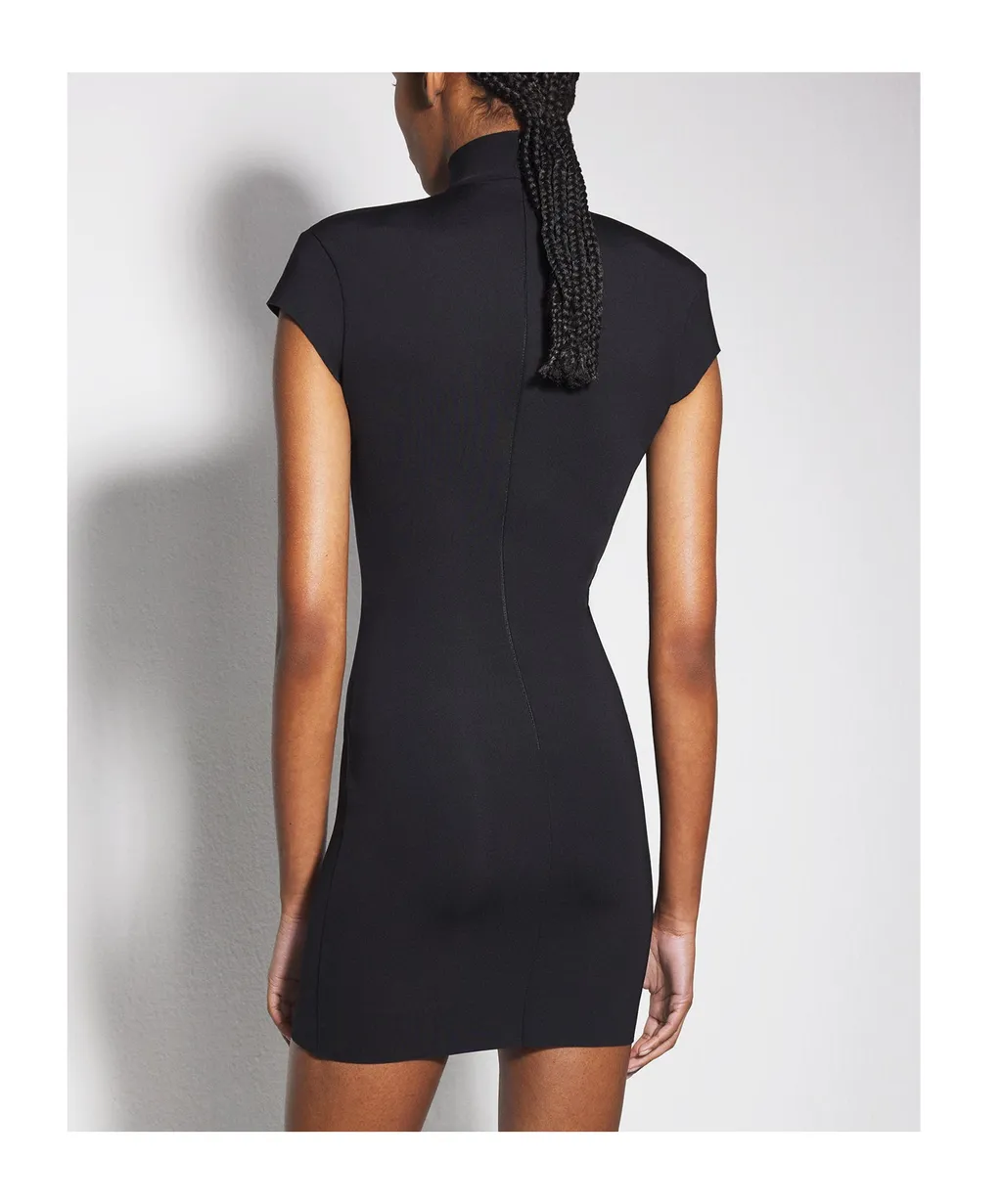 Star Cut-Out Detailed Mini Dress