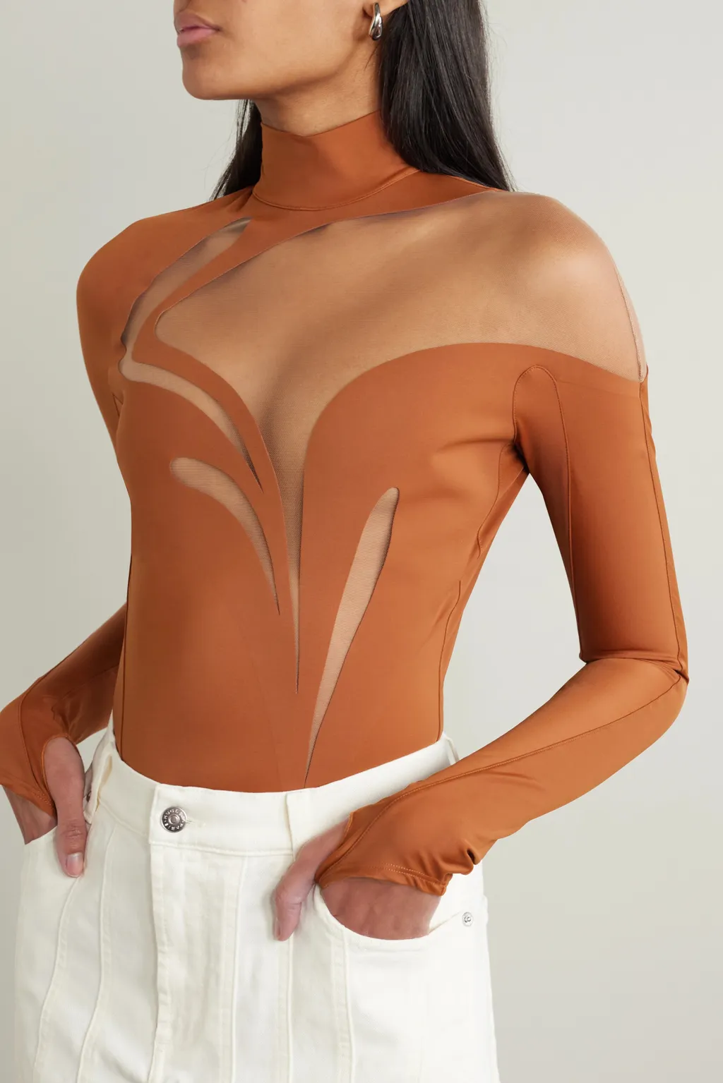 Long-Sleeved Jumpsuit