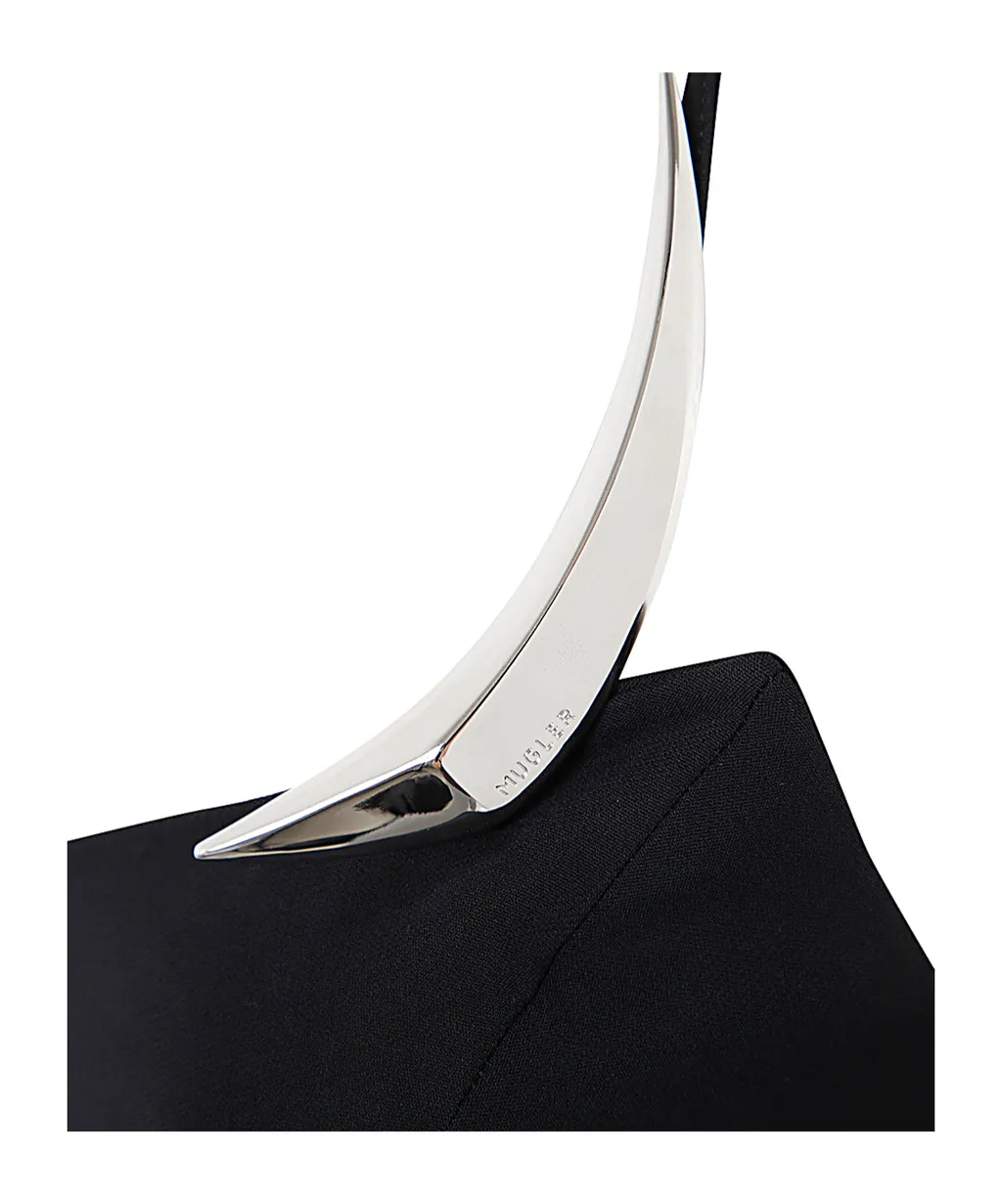Metallic Detail Slit Dress
