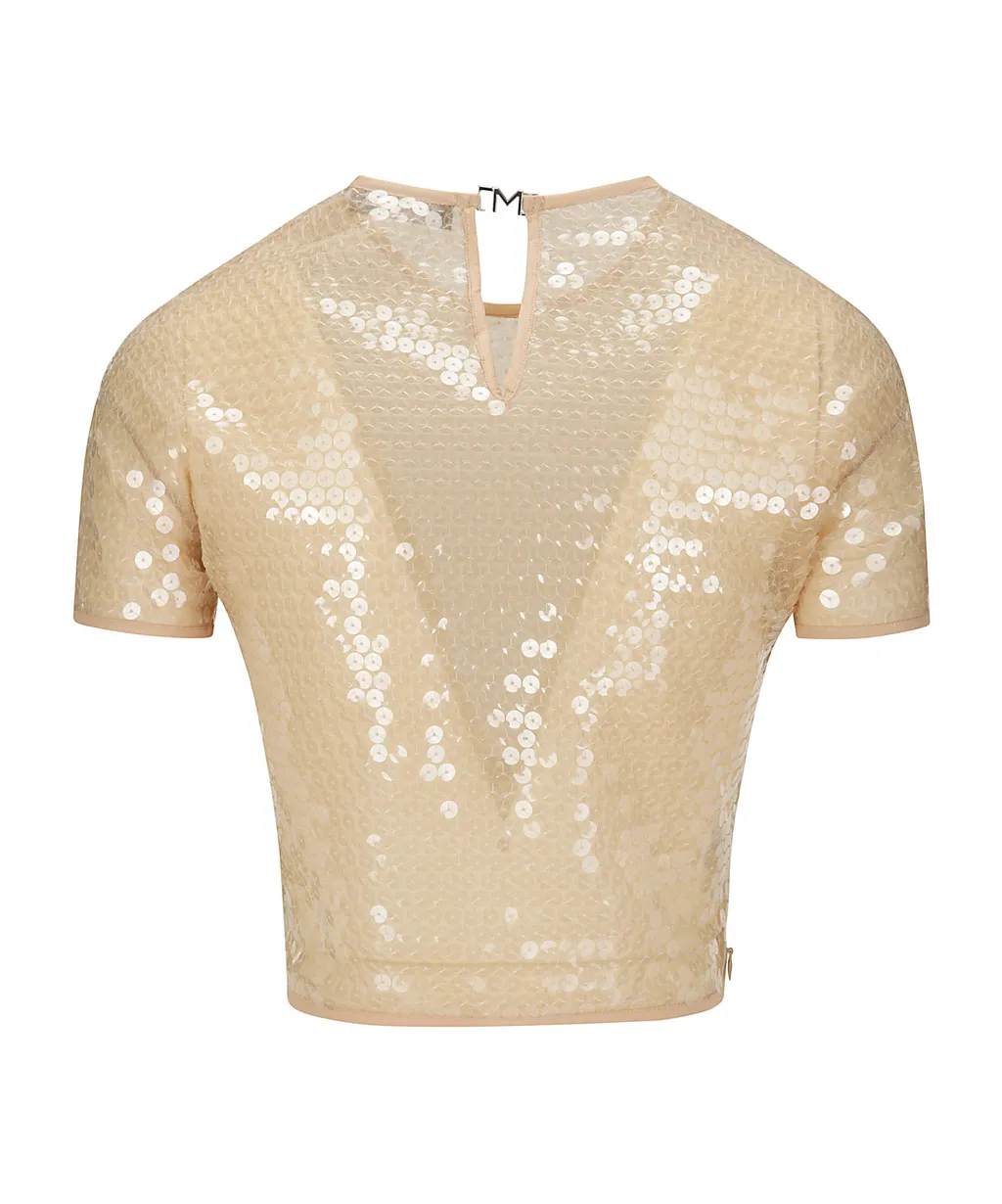 Sequined Short T-Shirt