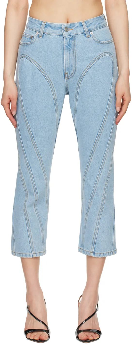 High-Rise Cropped Jeans