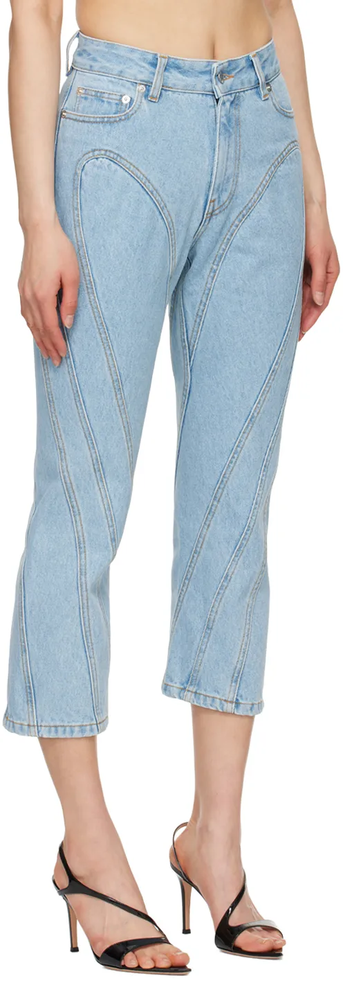High-Rise Cropped Jeans