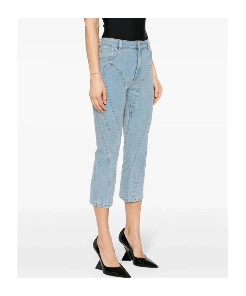 High-Rise Cropped Jeans
