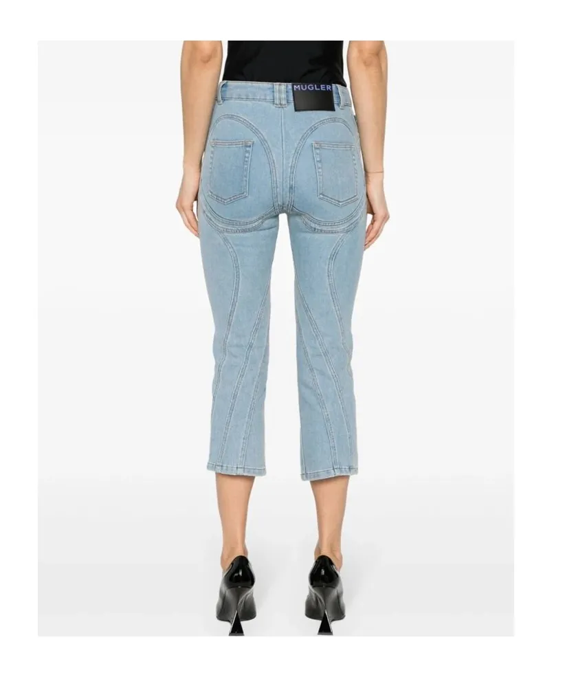 High-Rise Cropped Jeans
