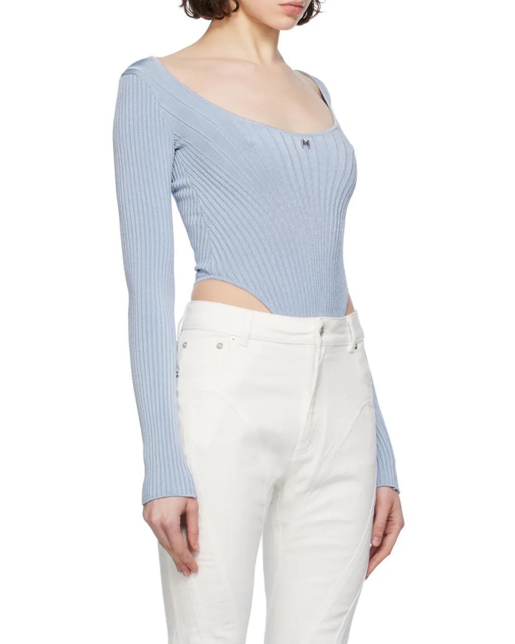 M-Plaque Knitted Bodysuit