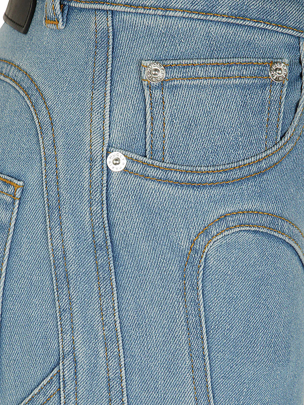 Belt-Strap Jeans
