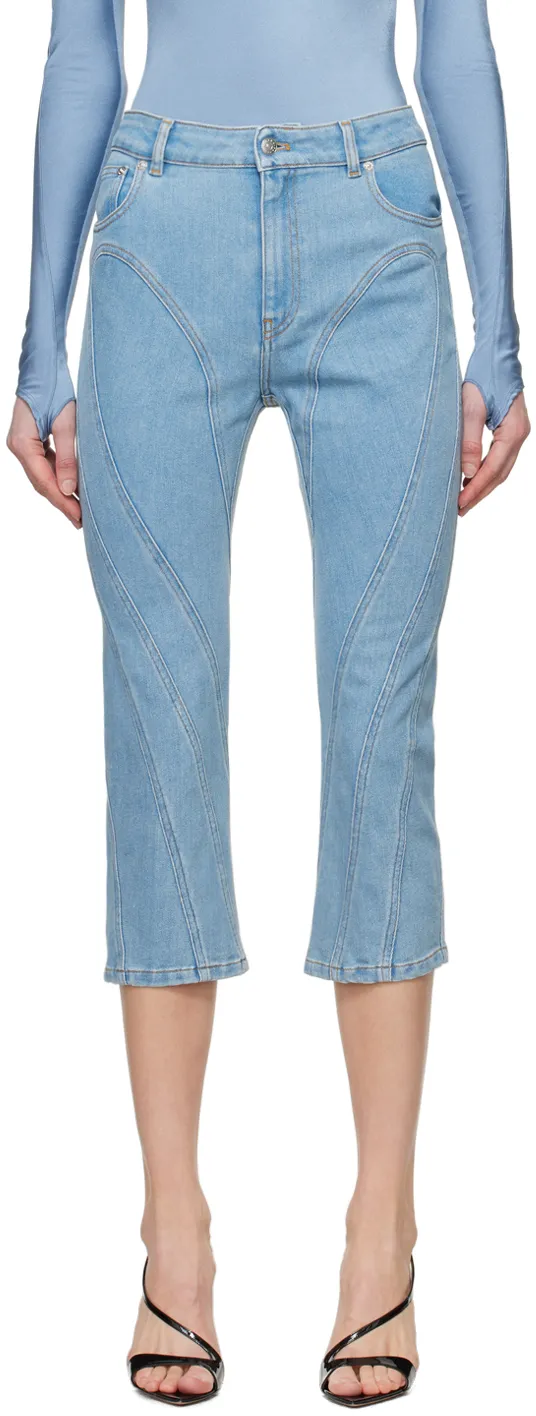 Belt-Strap Jeans