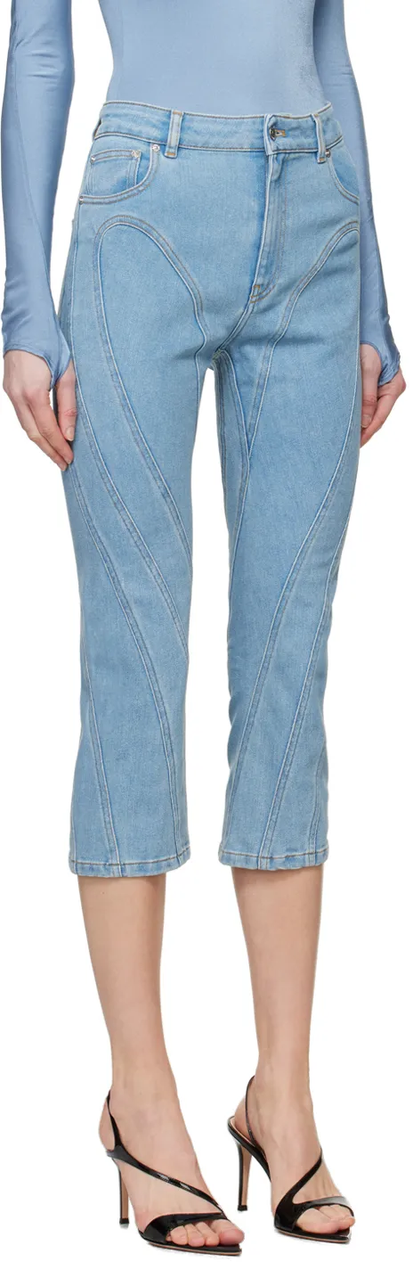 Belt-Strap Jeans