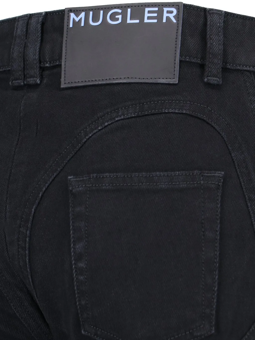 Seam-Detailed Tapered Jeans