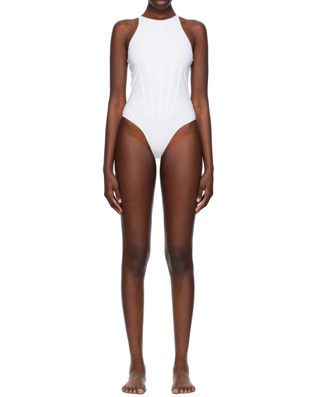 Corseted One-Piece Swimsuit