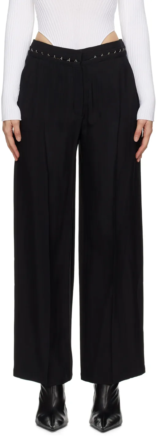 Hook-Eye Wide Trousers