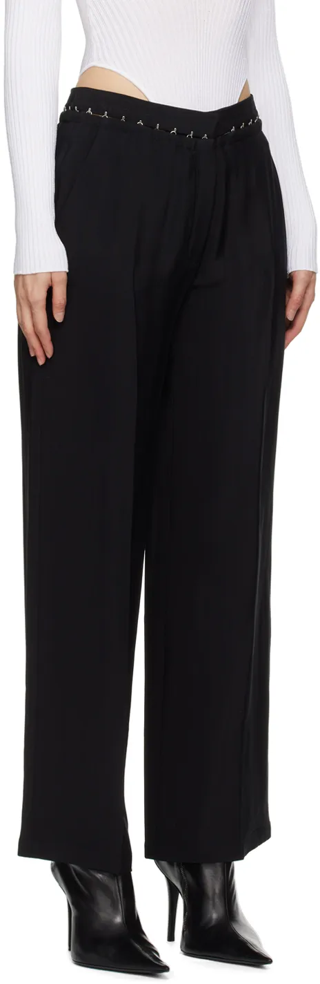 Hook-Eye Wide Trousers