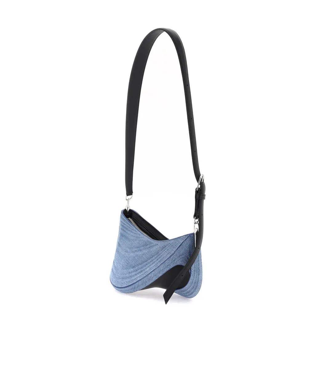 Small Spiral Curve 01 Logo Lettering Shoulder Bag
