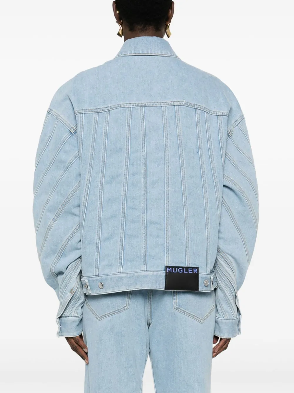 Spiral Stretch Denim Jacket