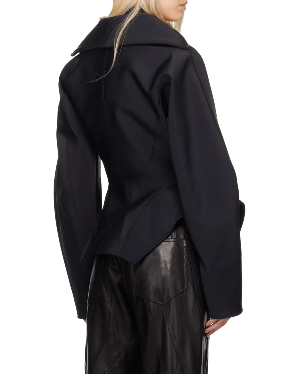 Corseted Scuba Jacket
