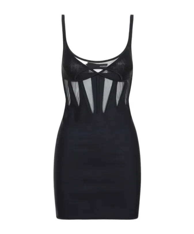 Corseted Mini Dress