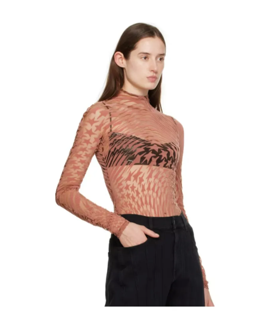 High-Necked Long-Sleeved T-Shirt
