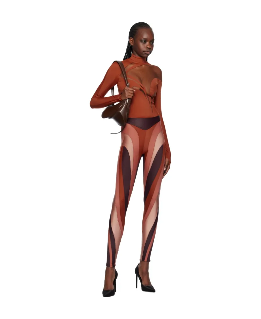 Long-Sleeved High-Neck One-Piece