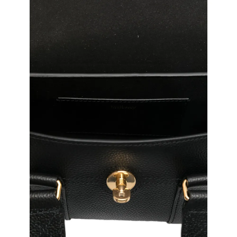 Turnlock Fastened Tote Bag