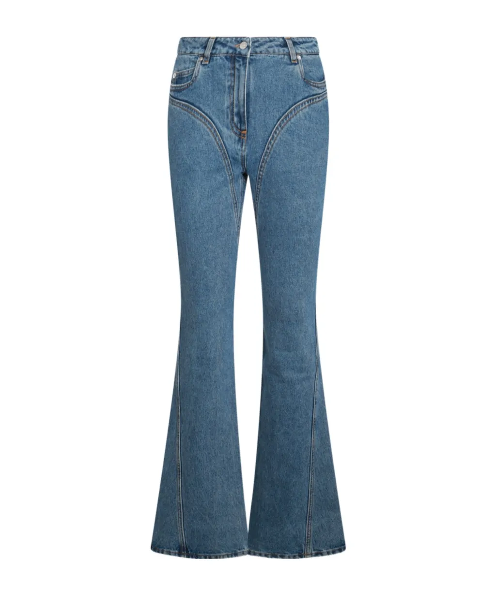 Washed Flared Jeans
