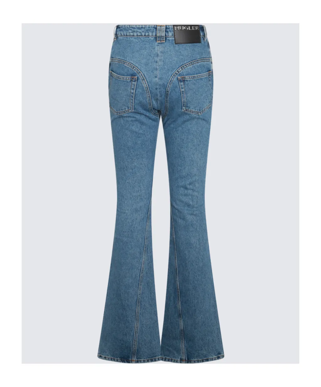 Washed Flared Jeans