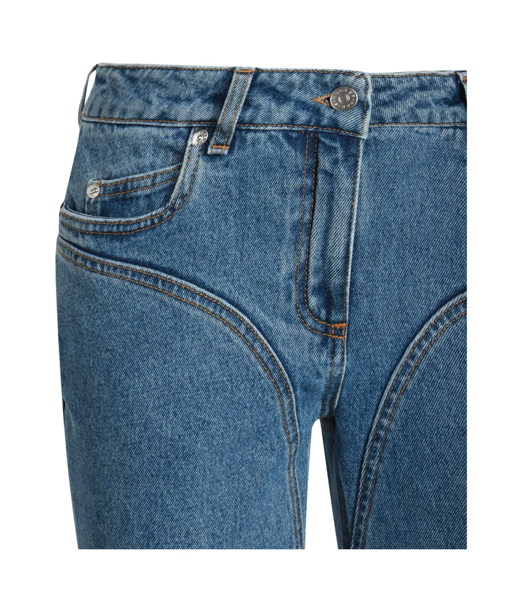 Washed Flared Jeans