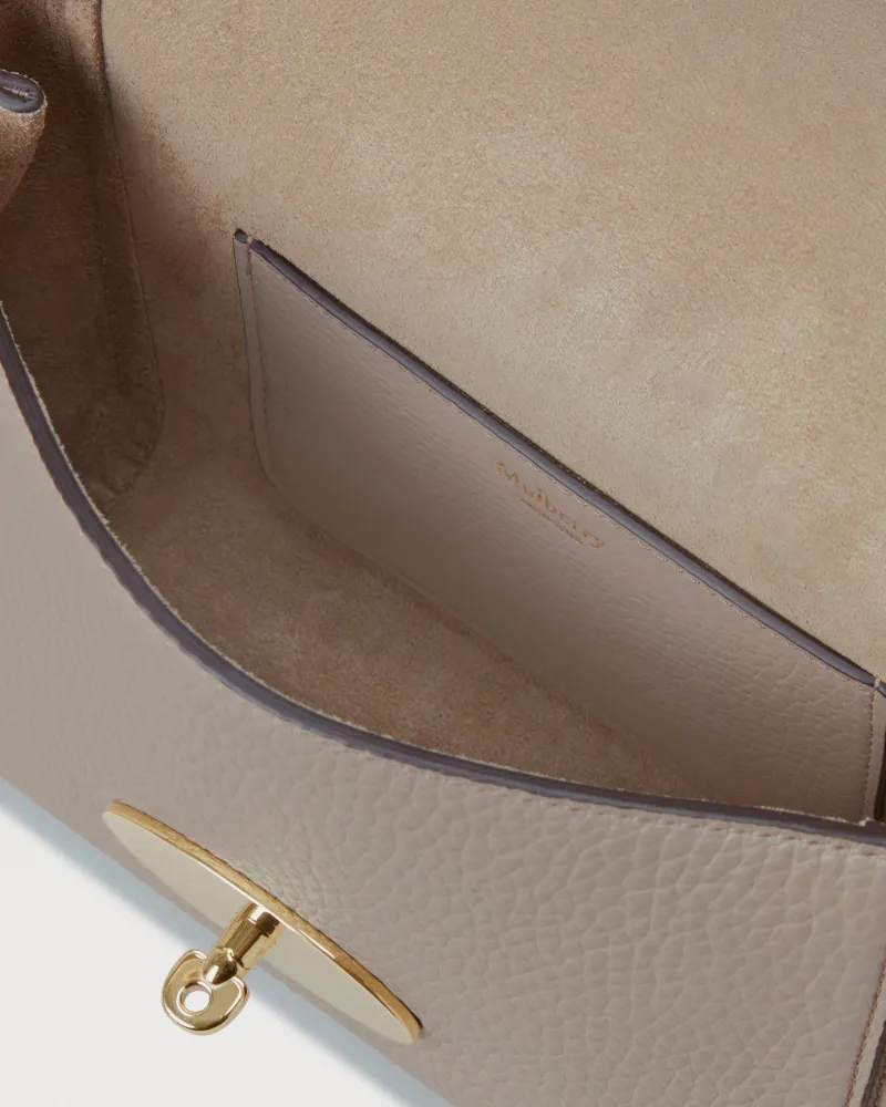 Chain-Strap Leather Satchel