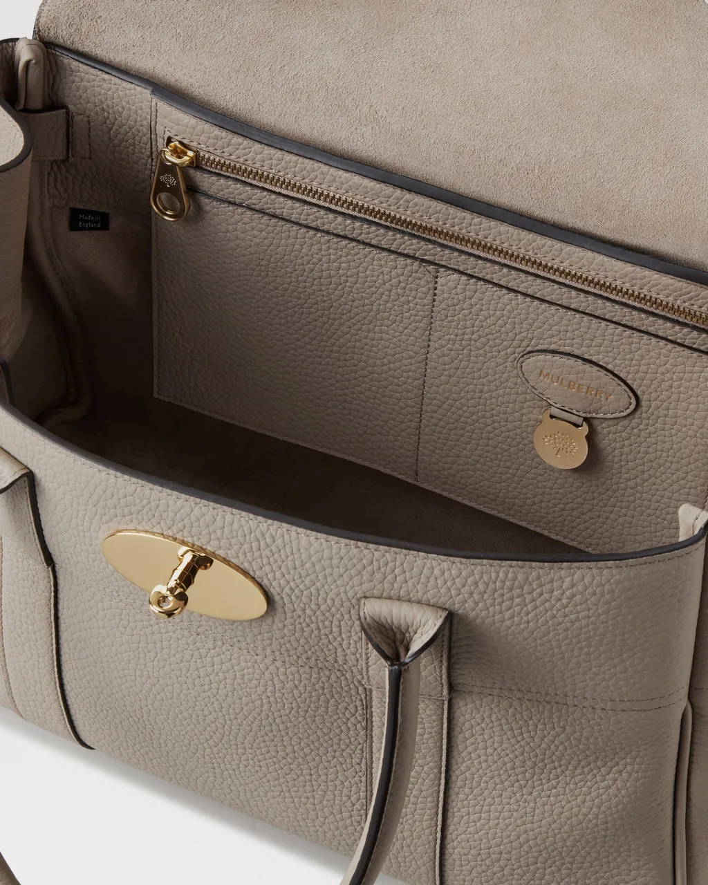 Postbox Leather Clutch Bag