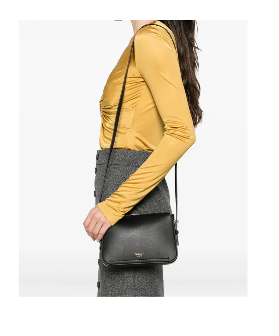 Clovelly Leather Zip-Top Cross Body Bag